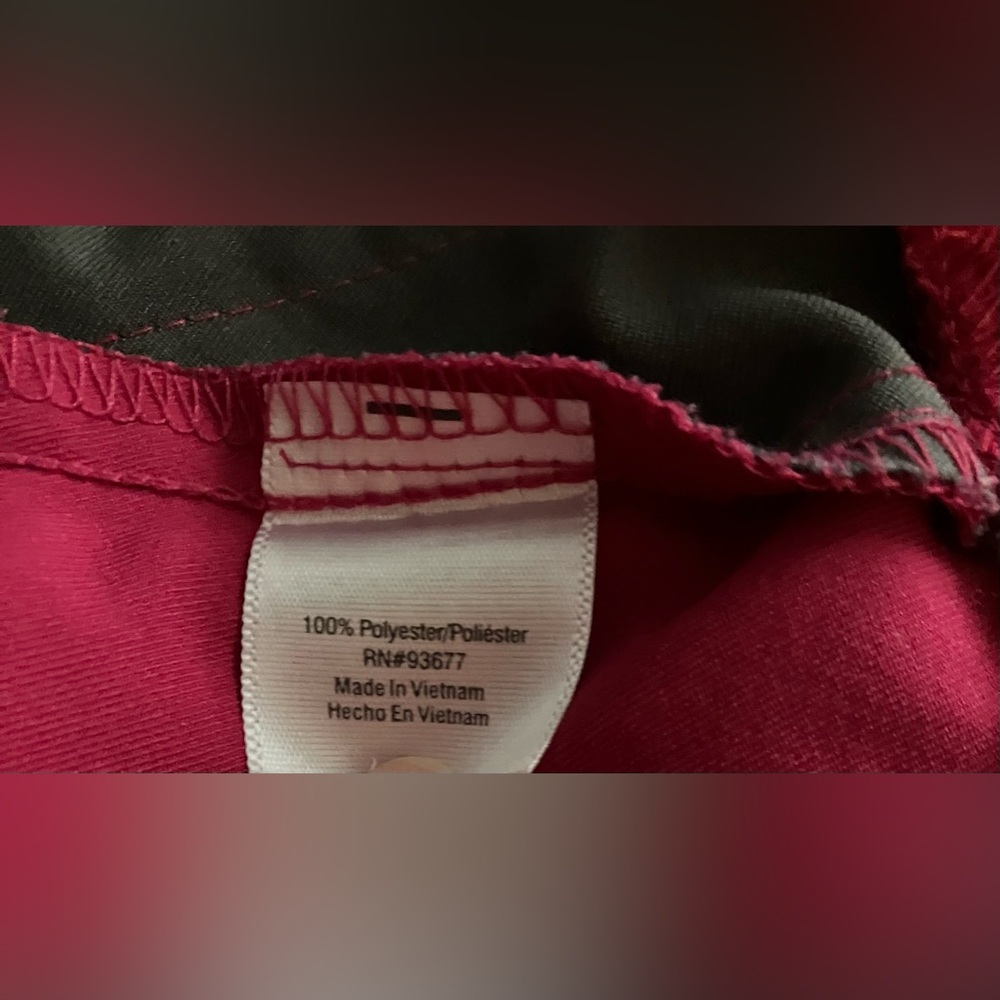 SJB Zip-Up Jacket, Sz. M, Fuchsia and Gray - Picture 5 of 9